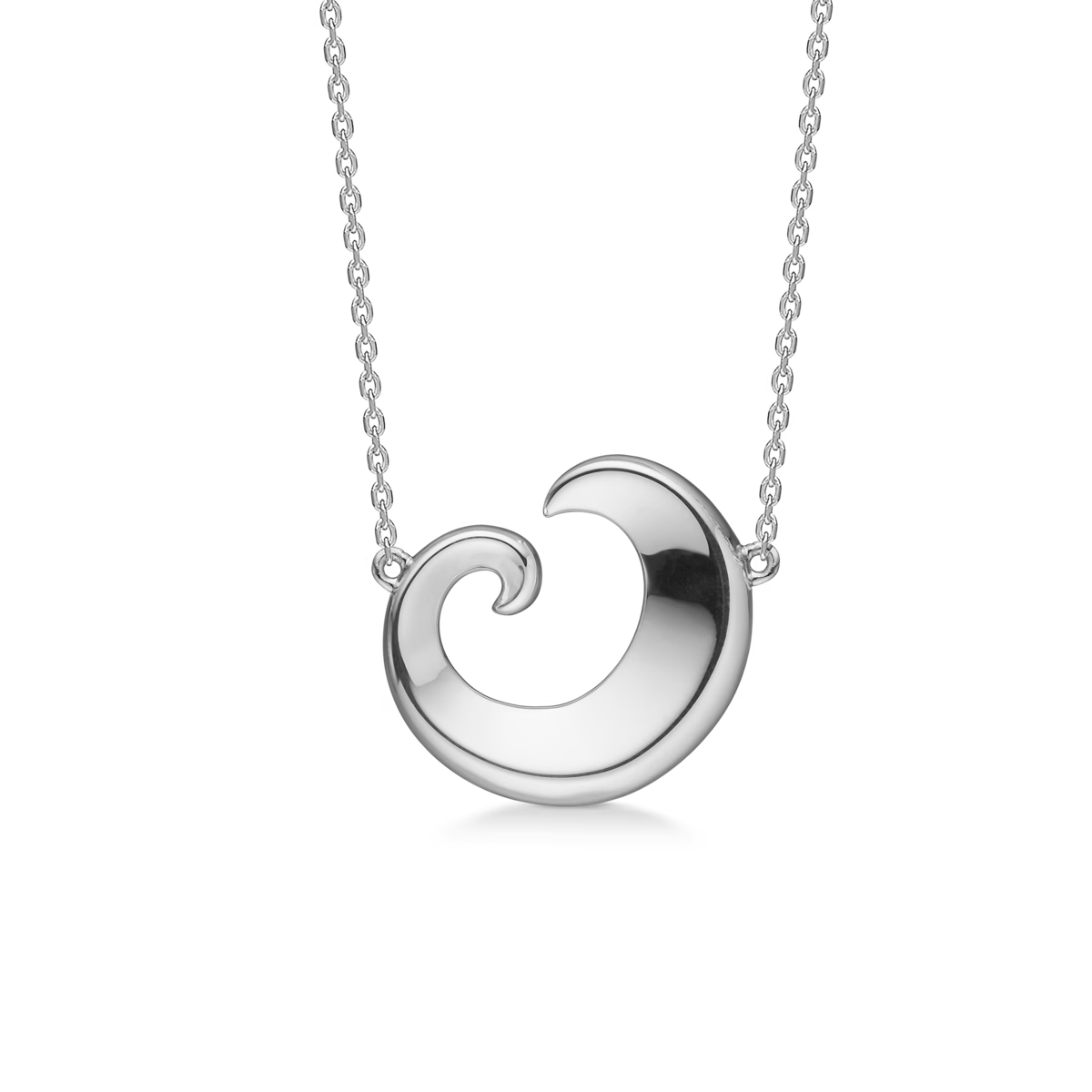 Ocean Halskæde Vedhæng Sølv