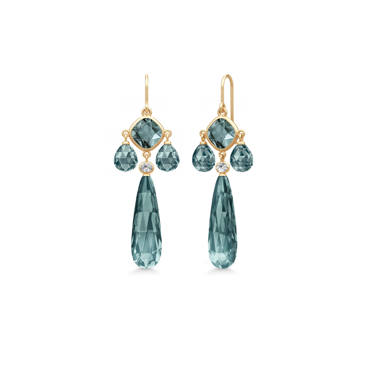 OFELIA CHANDELIERS Midnight Blue Crystal