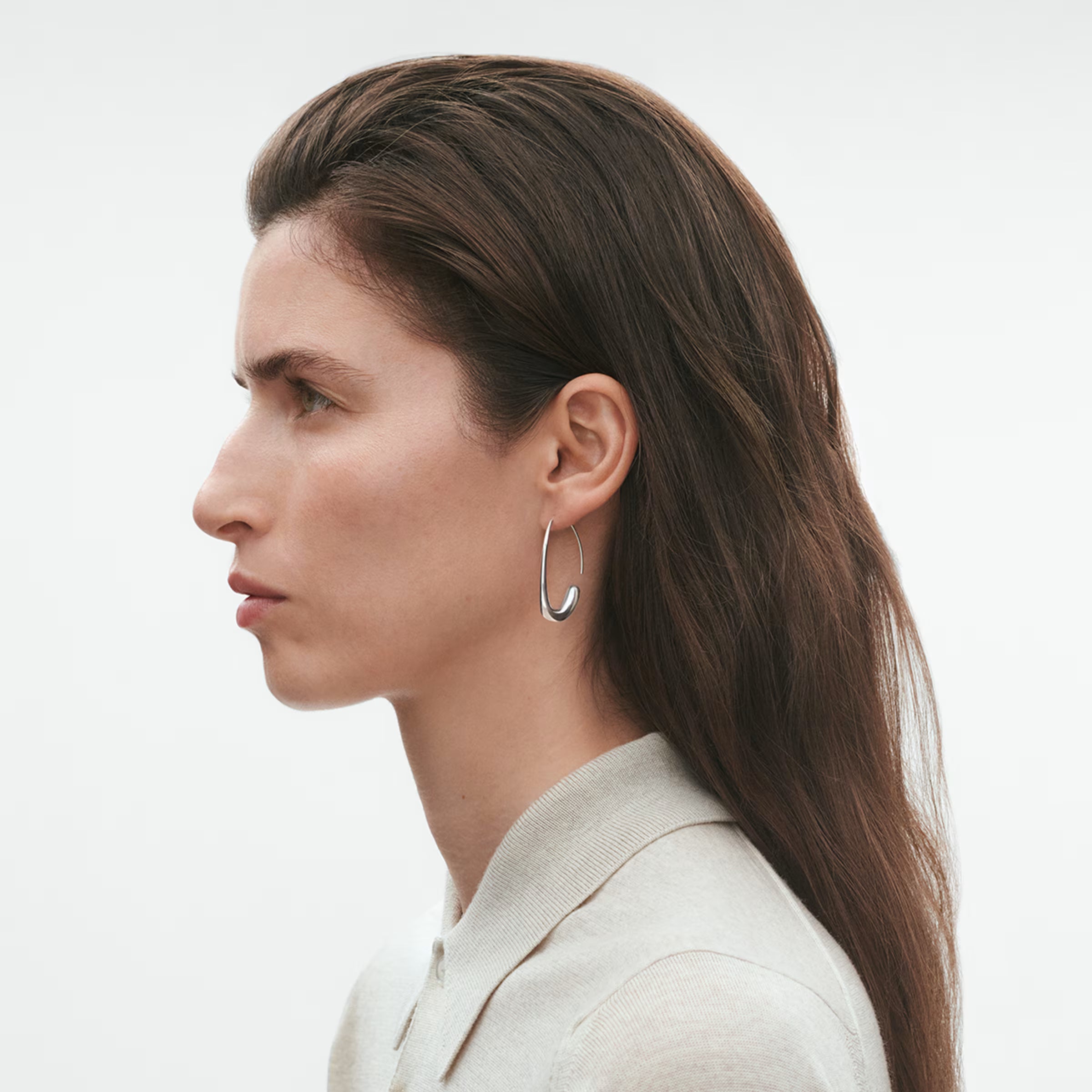 Offspring Åben Øreringe Sølv