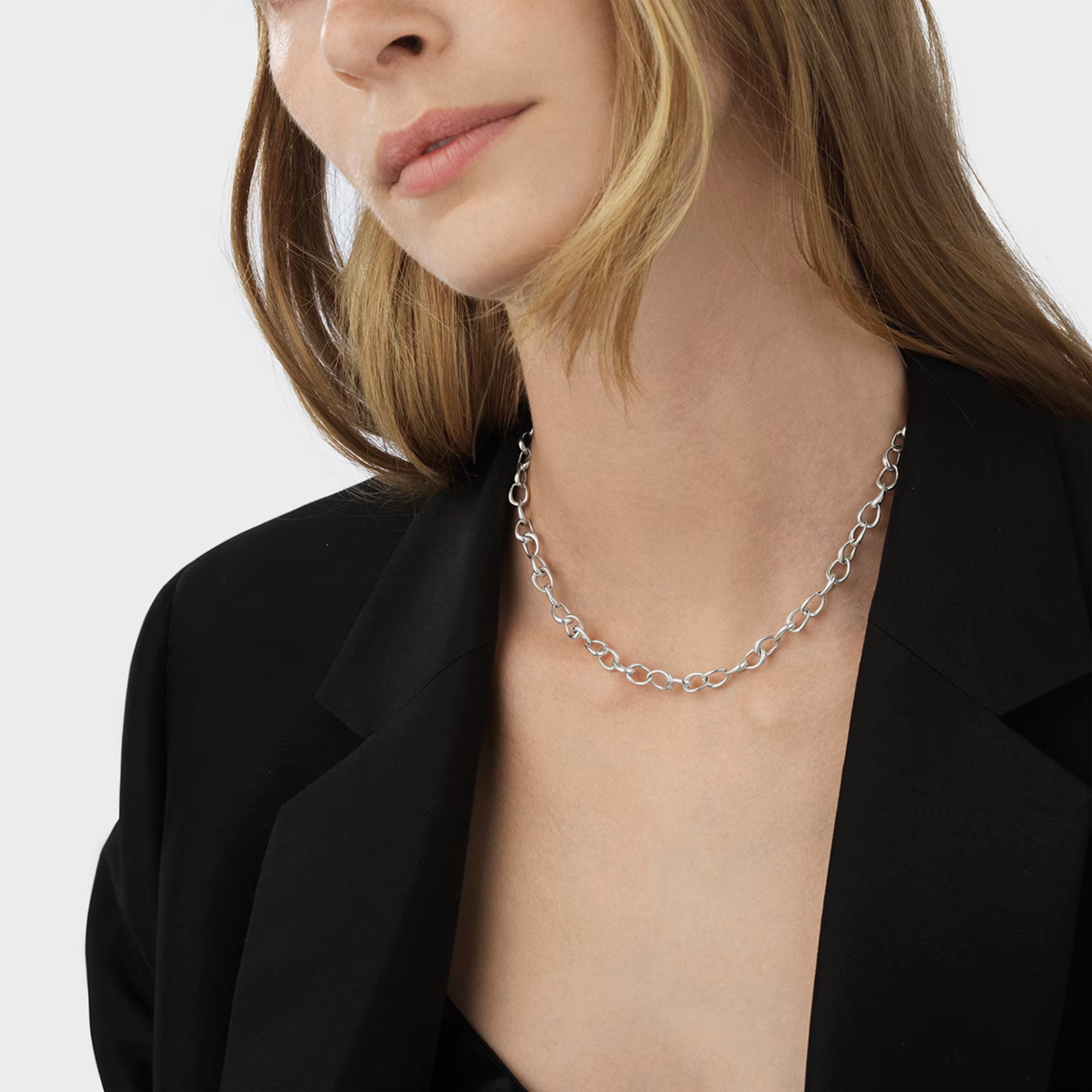 Offspring Link Halskæde Sølv