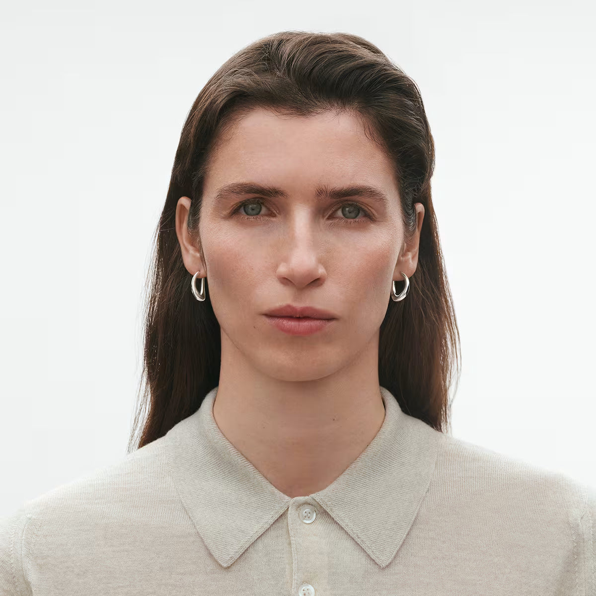 Offspring Mellem Øreringe Sølv