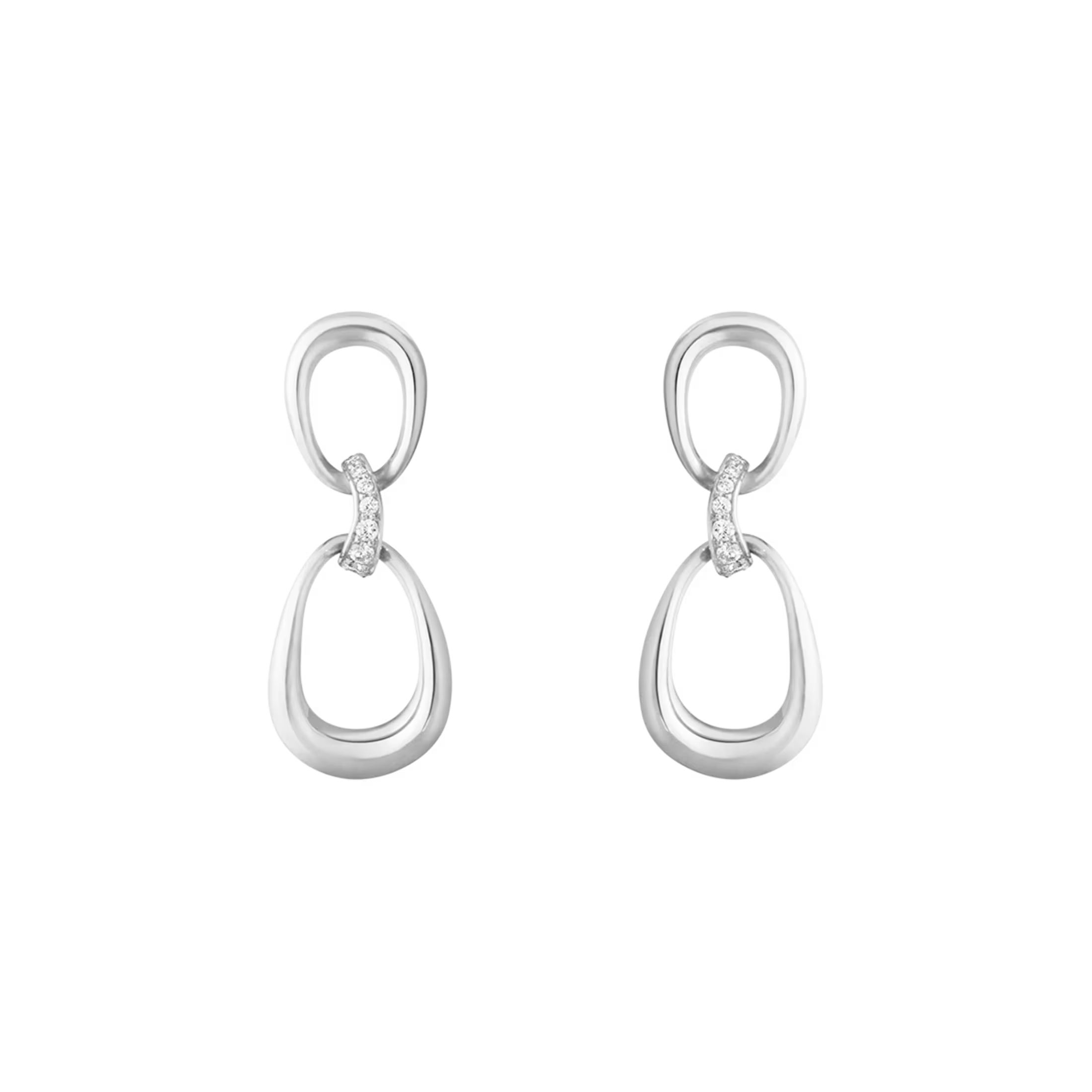 Offspring Øreringe Sølv Brillanter