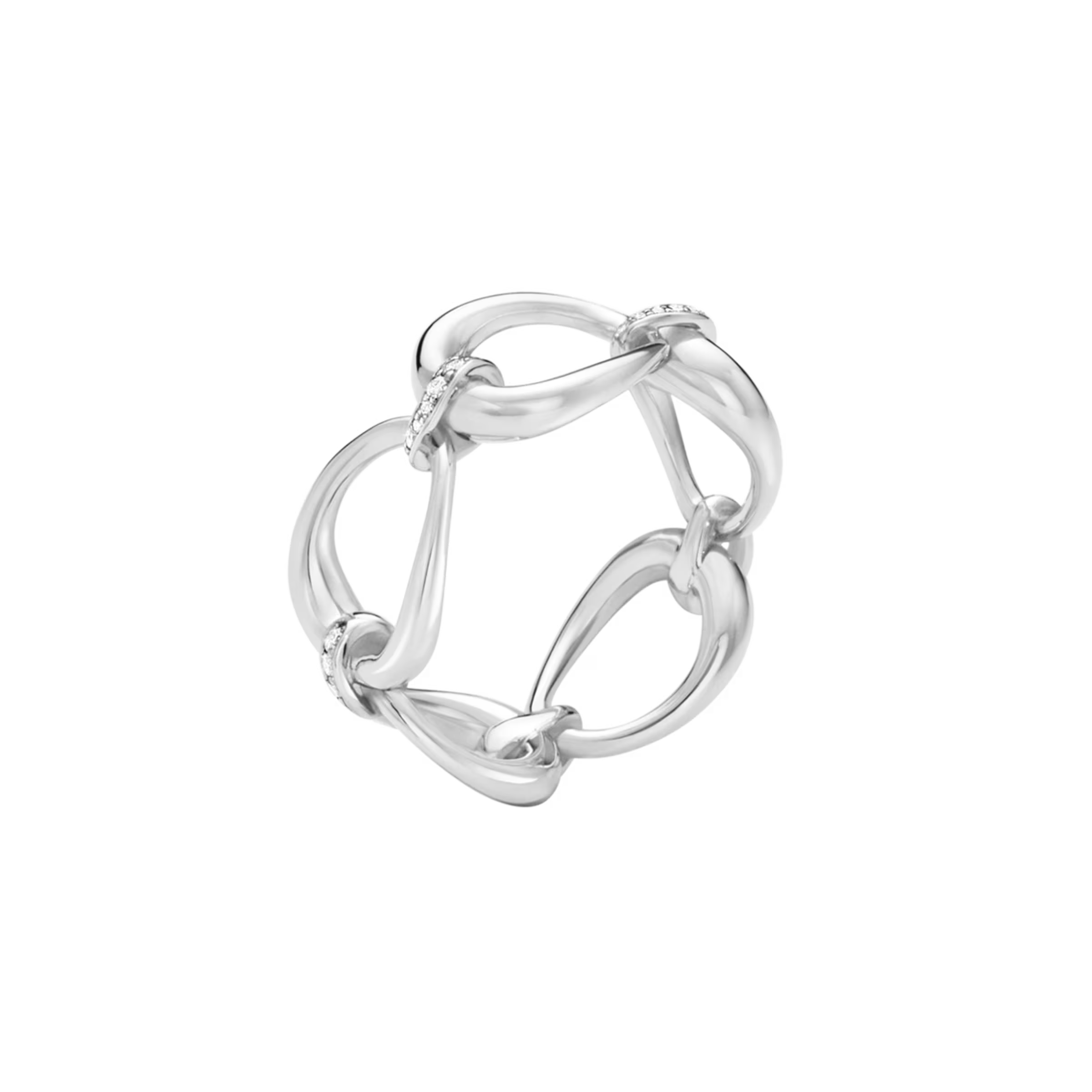 Offspring Ring Sølv Brillanter