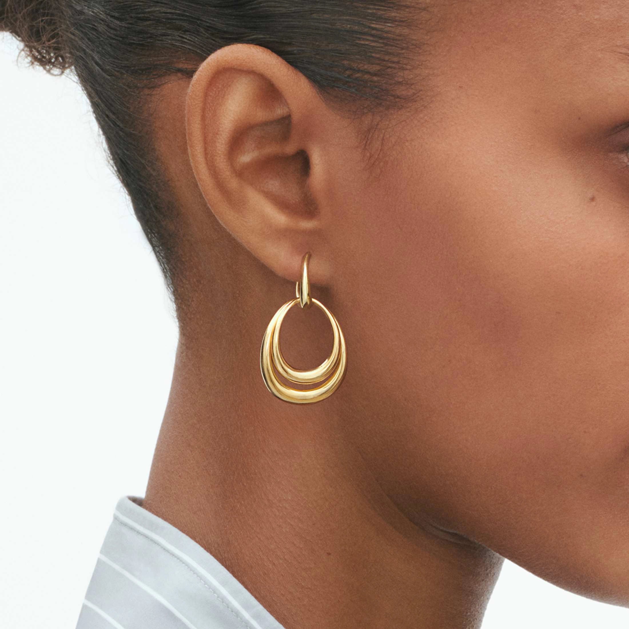 OFFSPRING MEDIUM ØRERINGE 18K GULD