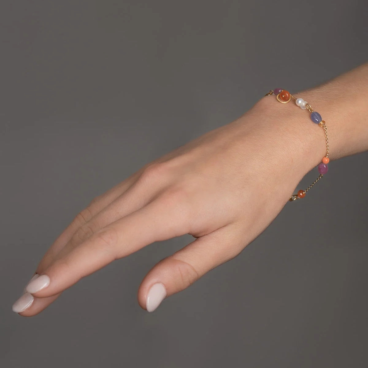 Piccolo Wild Berry Armlænke 18K Guld