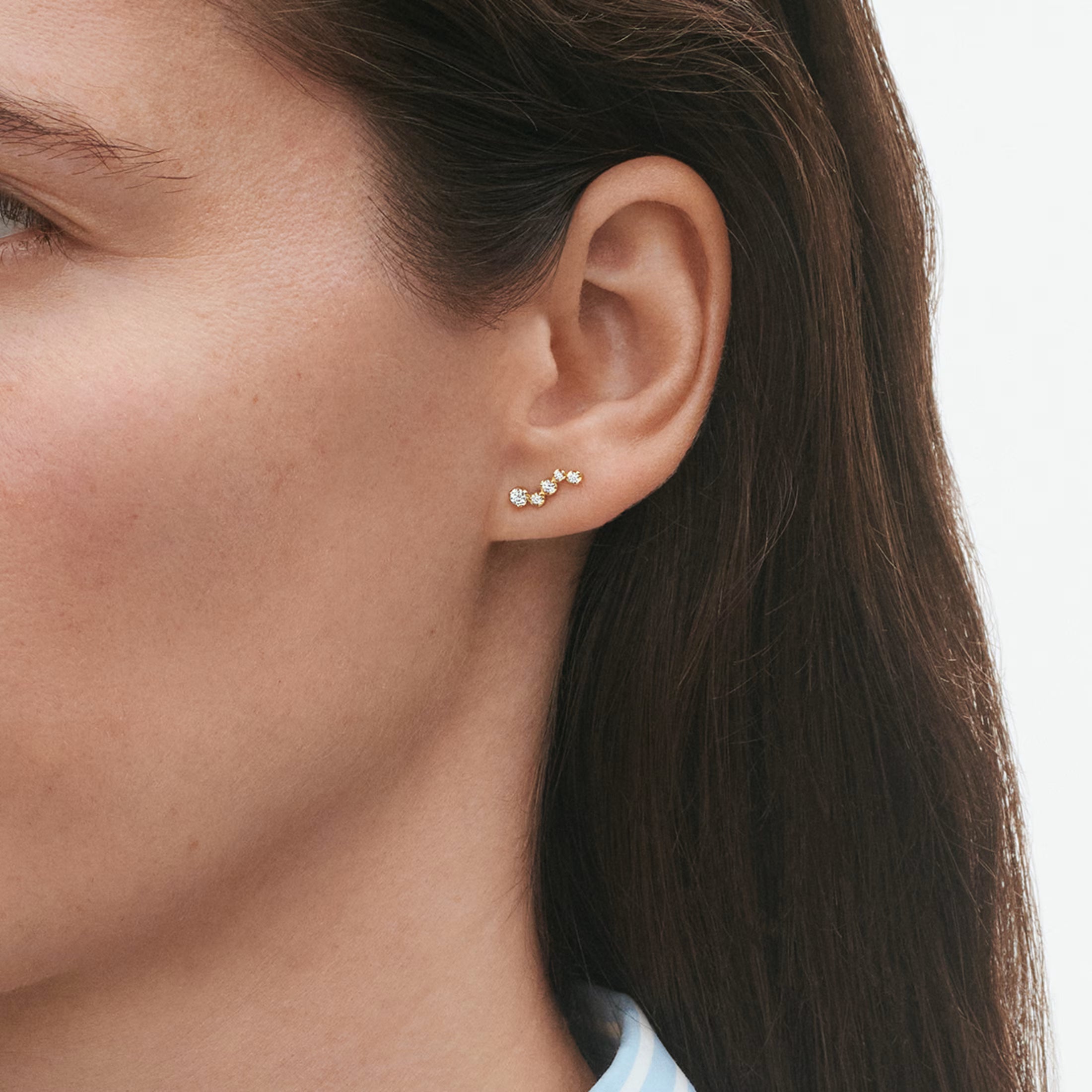 Signature Earstud 18k guld