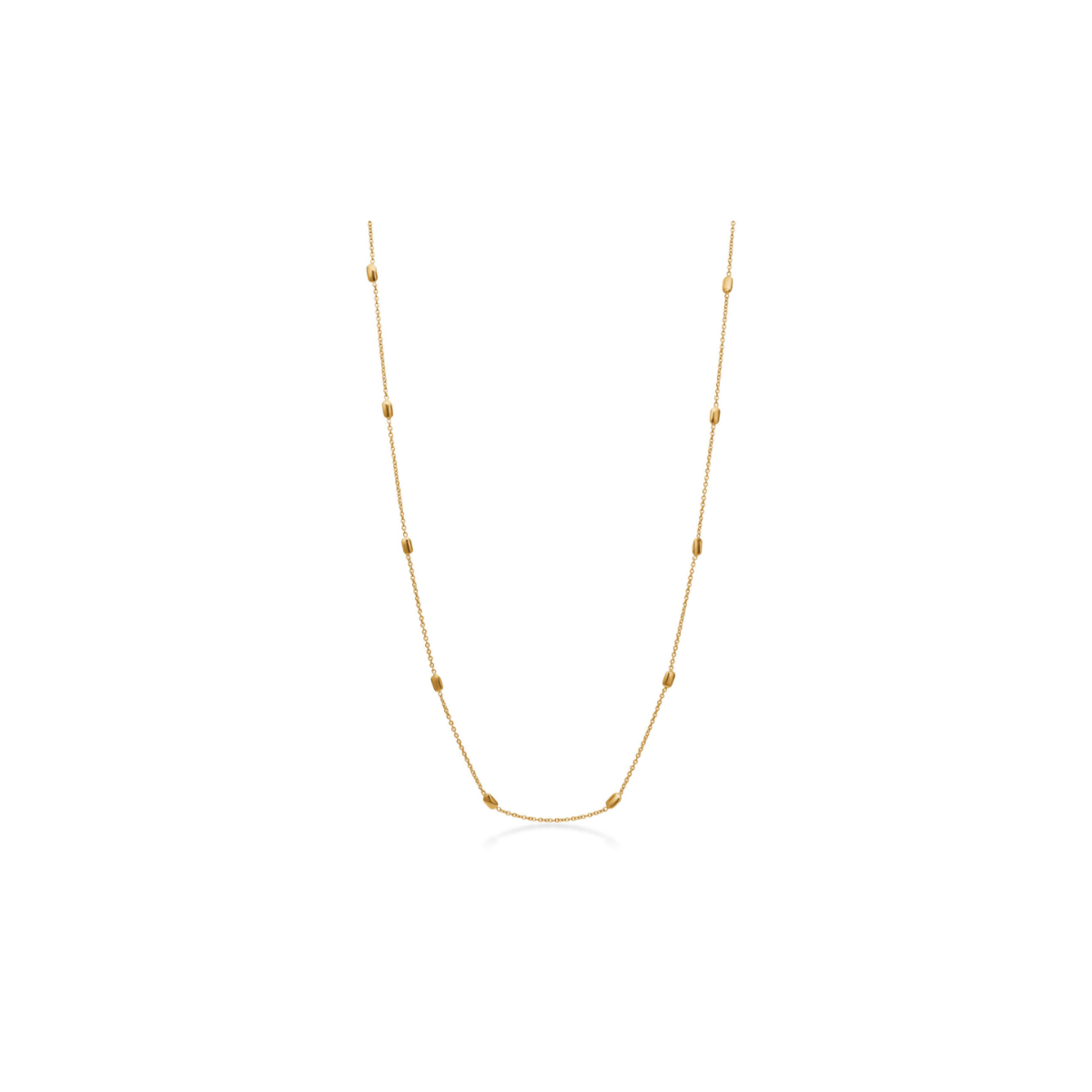 Sqaure Chain 14K Guld