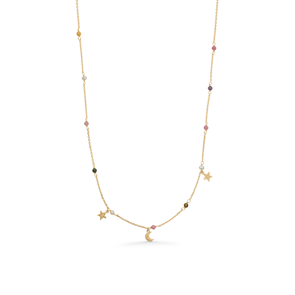 Starlight Halskæde Forgyldt Sølv