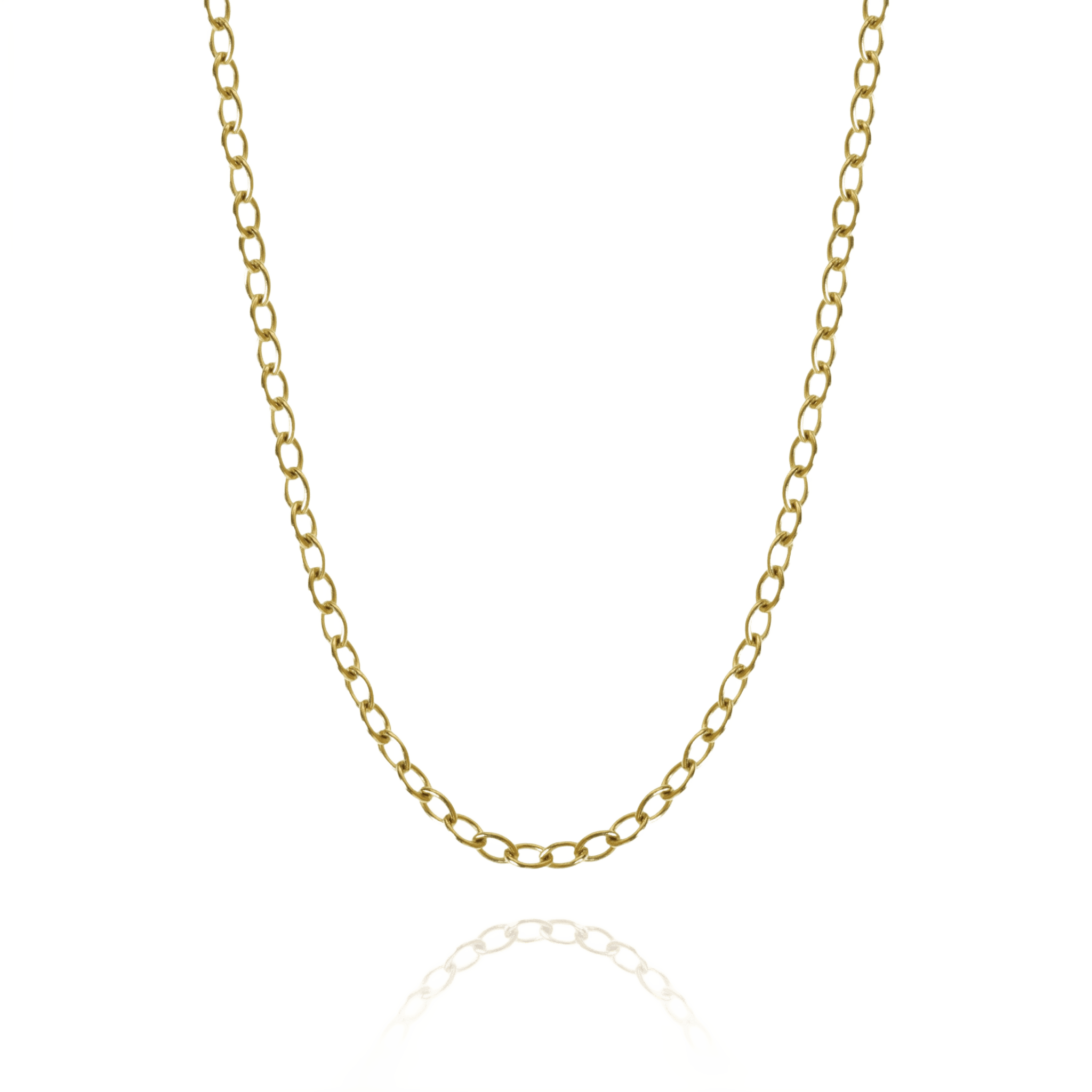 Stream Halskæde 18K Guld 47cm