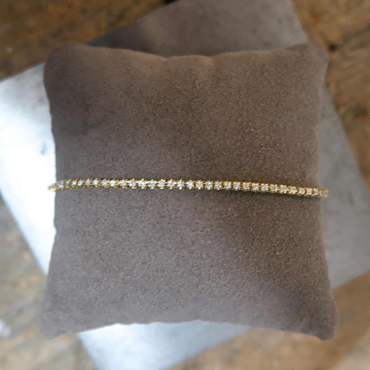 Tennisarmbånd 18K Guld