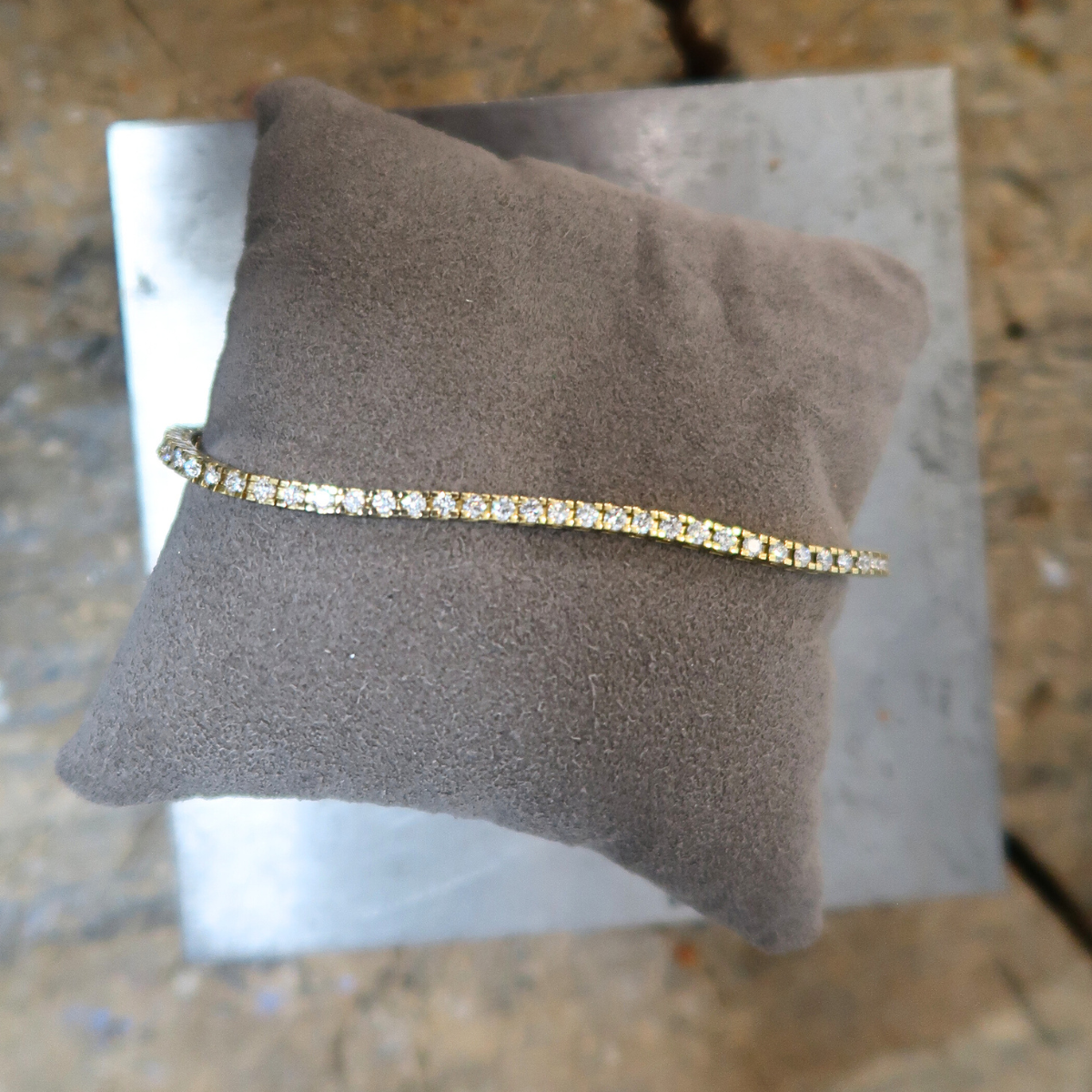 Tennisarmbånd 18K Guld