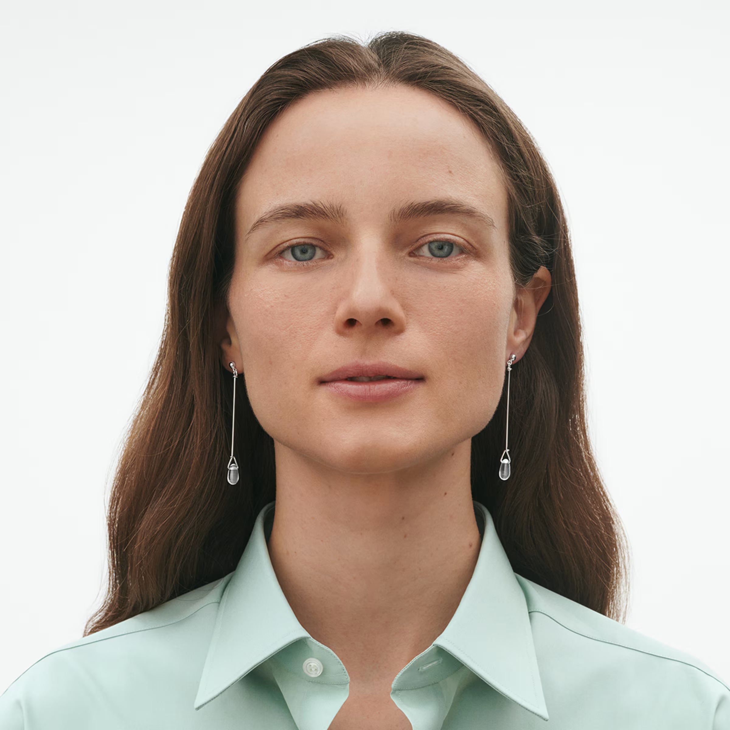 Vivianna lang ørering – fra Georg Jensen | Dirks Jewellery