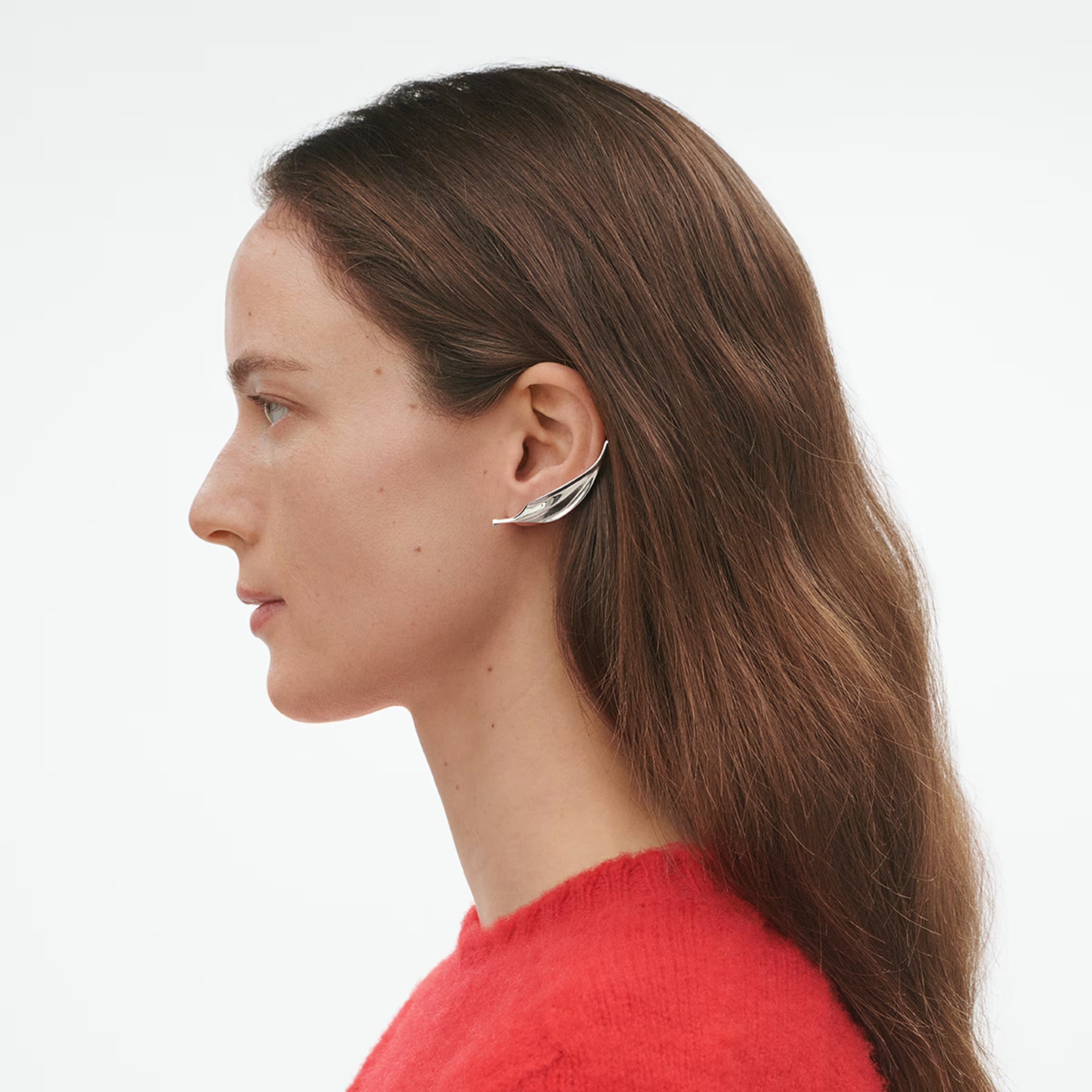 Vivianna Earring, sølv – Hoop Earrings fra Georg Jensen | Dirks Jewellery