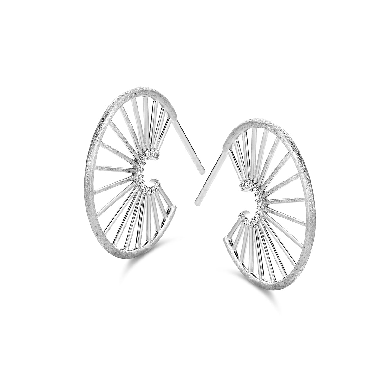 Aura ørestikker cz (L), sølv – fra Spirit Icons | Dirks Jewellery