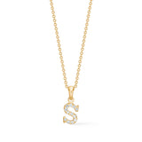 Bogstav 14K guld med brillanter – fra Dirks Jewellery | Dirks Jewellery
