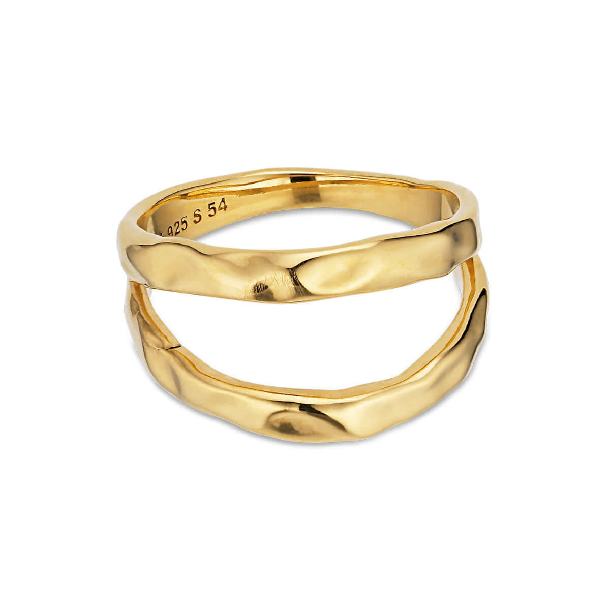 Breakup, ring forgyldt sølv – Ægte håndværk fra Dirks Jewellery