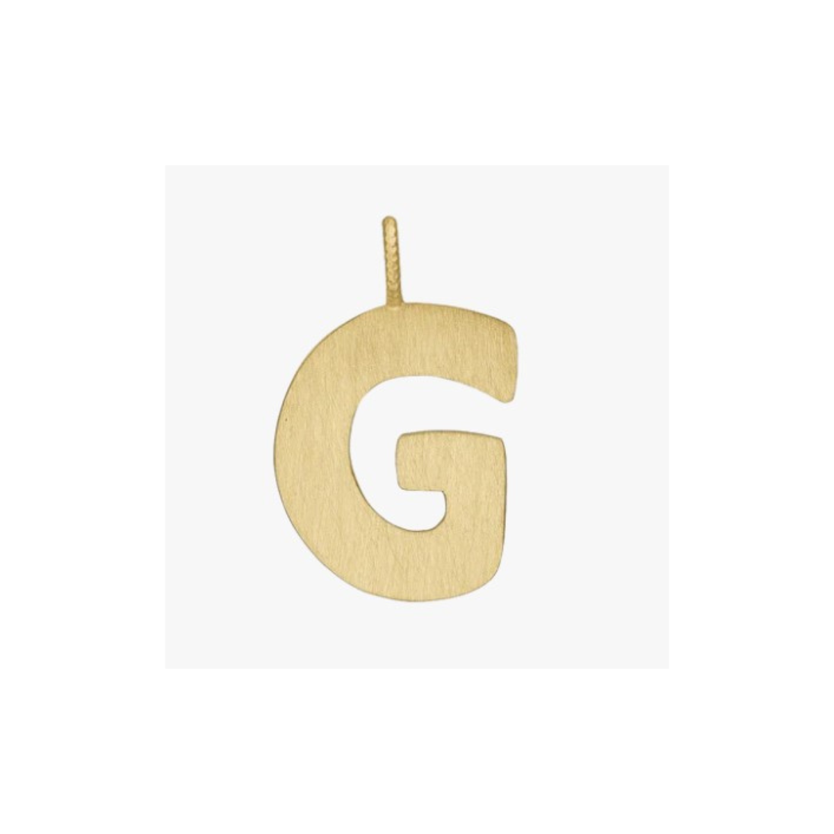 Letter Big 18K guld vedhæng
