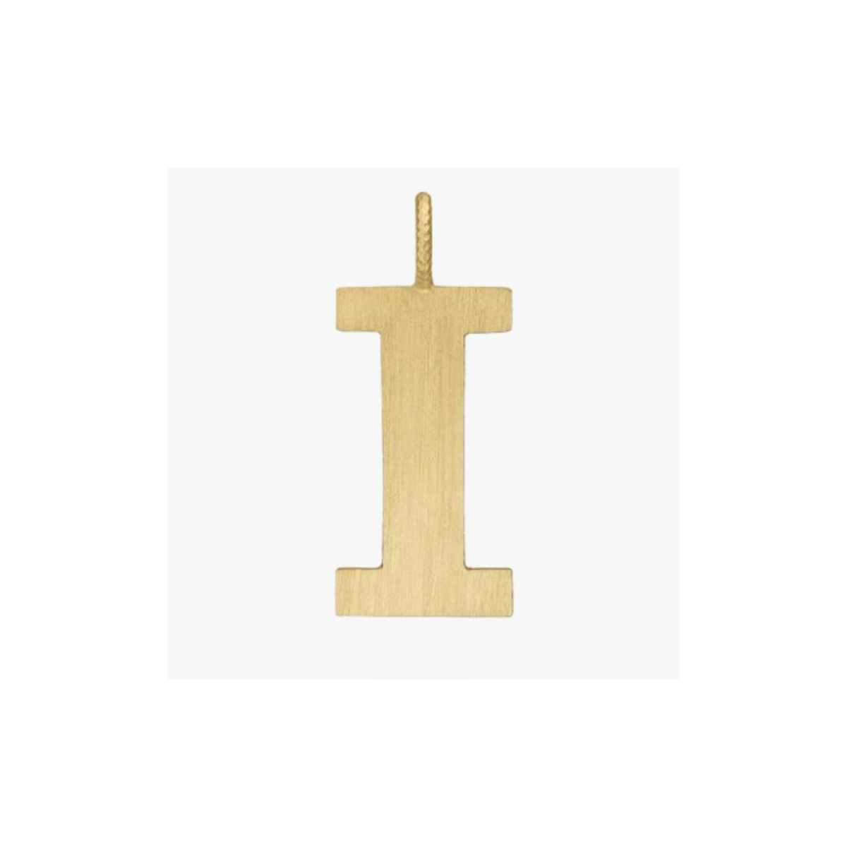 Letter Big 18K guld vedhæng