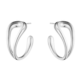 Mercy Swirl Hoops Sølv