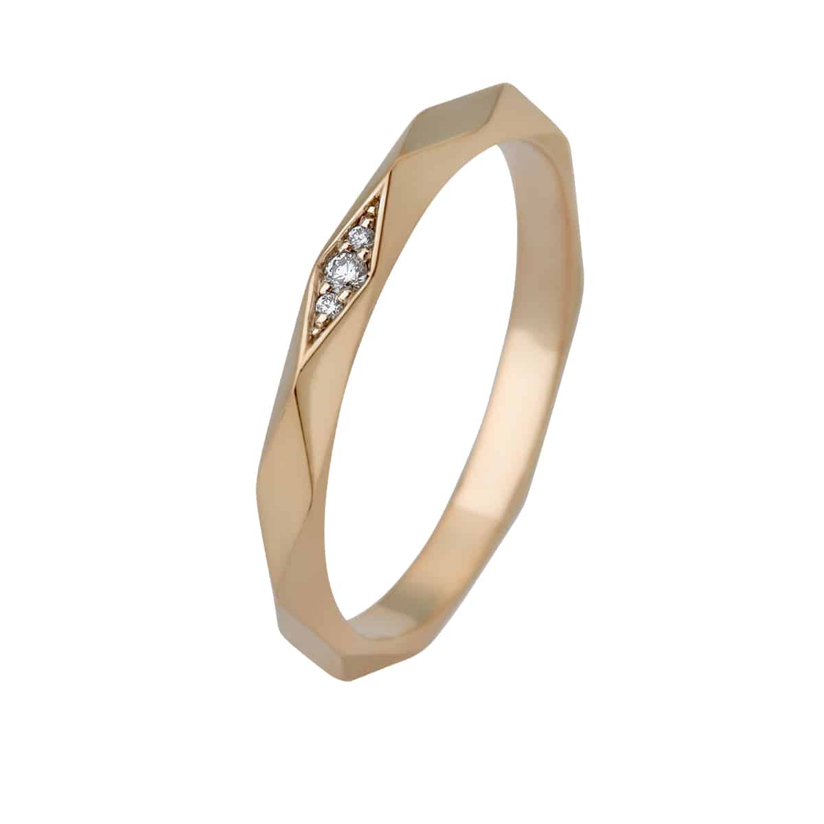 Octagon, 14K ring m. brillanter – fra Dirks Jewellery | Dirks Jewellery