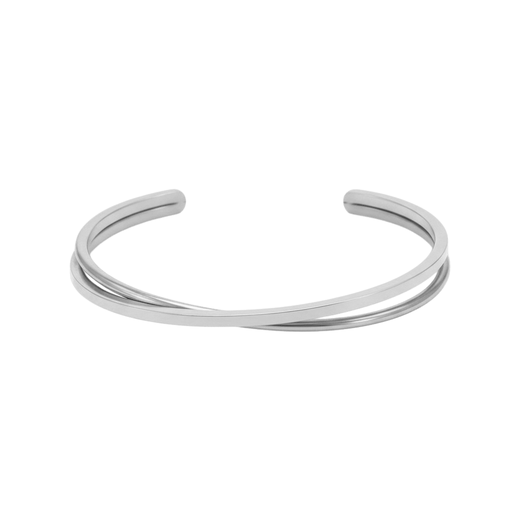 Olympia Bangle Forsølvet Stål