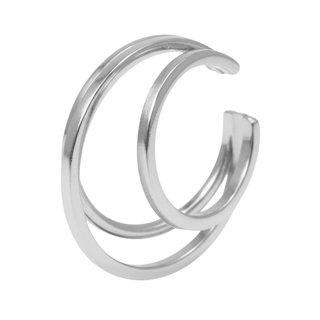 Olympia Cuff Forsølvet Stål