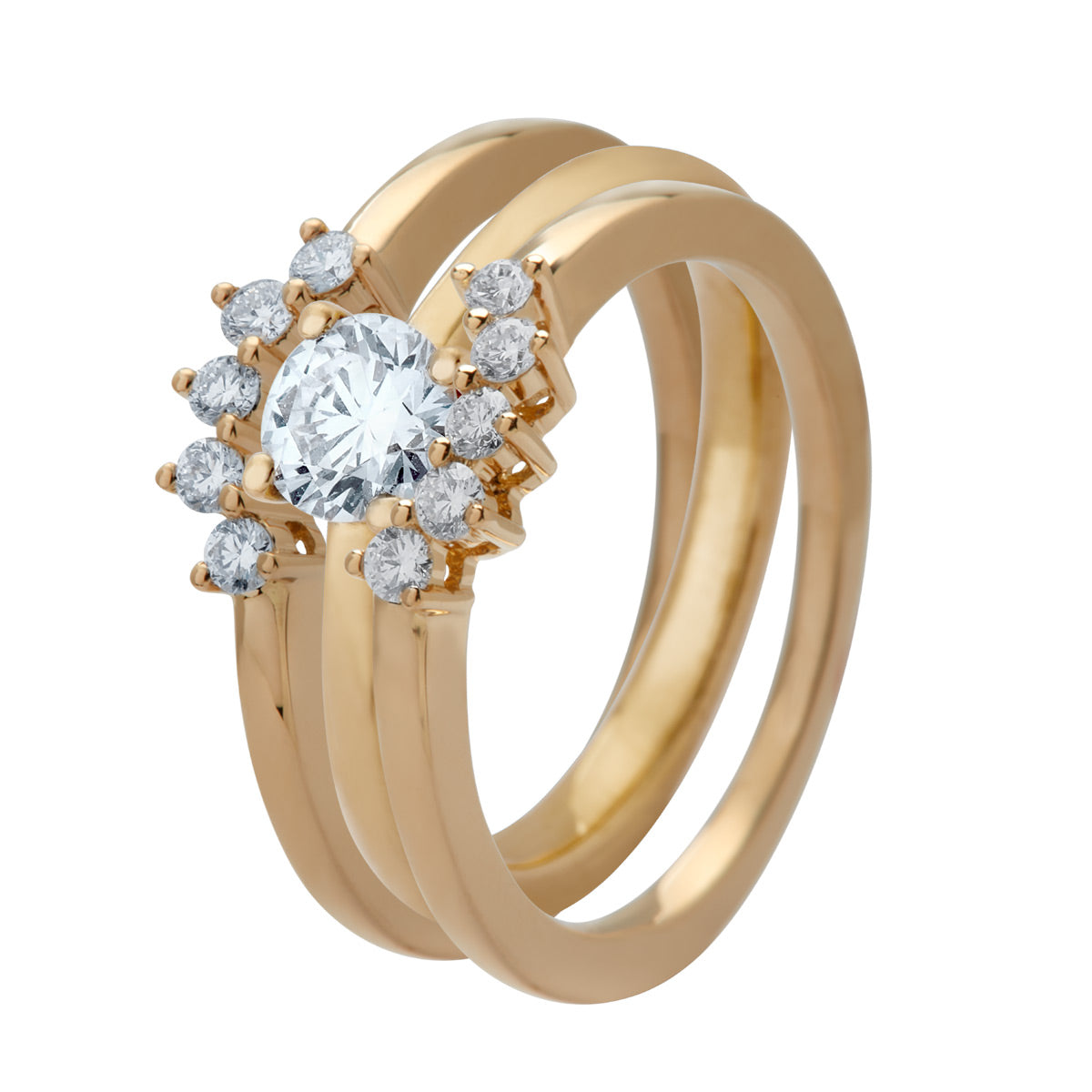 Palm Heart, 18K guld ring m. brillanter – No discount fra Dirks Jewellery | Dirks Jewellery