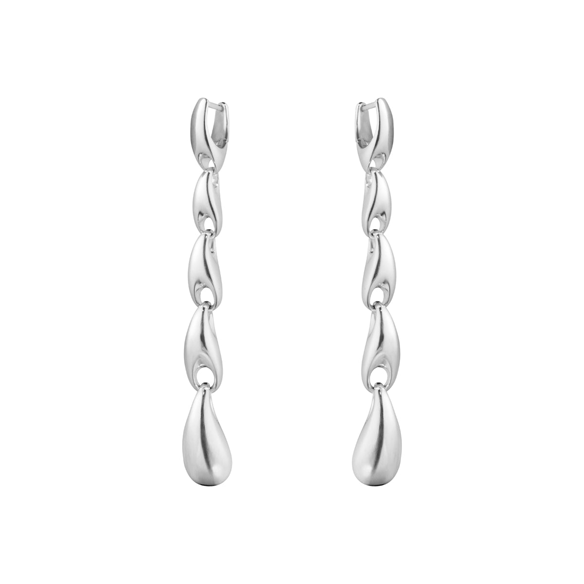 Reflect, Long Earring sølv – fra Georg Jensen | Dirks Jewellery