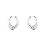 Reflect Large Earhoop – Hoop Earrings fra Georg Jensen | Dirks Jewellery