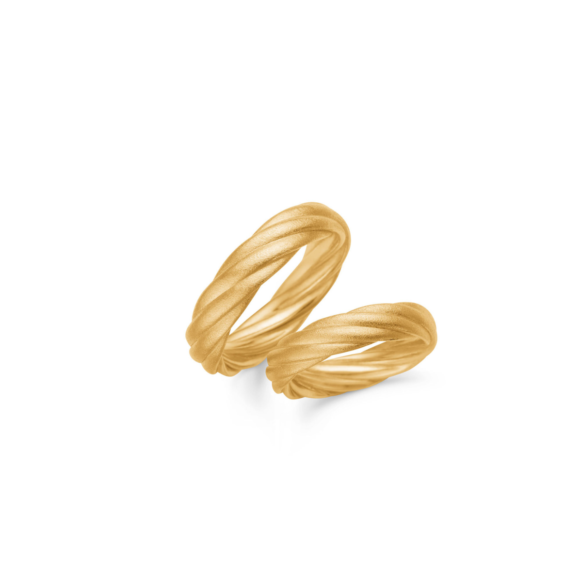 Rope Vielsesringe 14K Guld