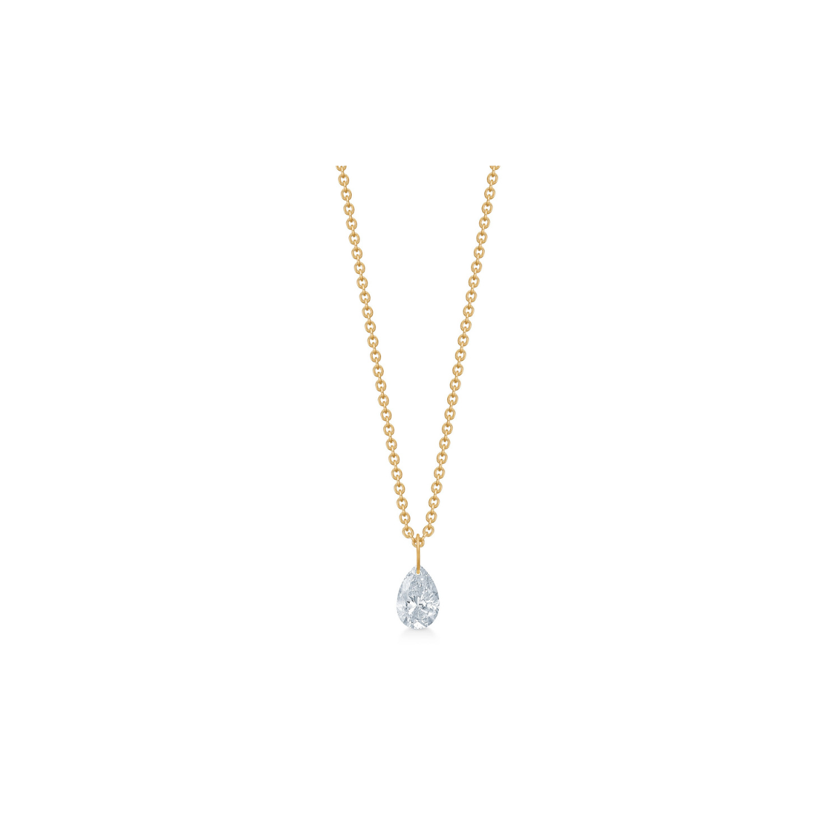 Sparkle Drop 050 Vedhæng 9K Guld