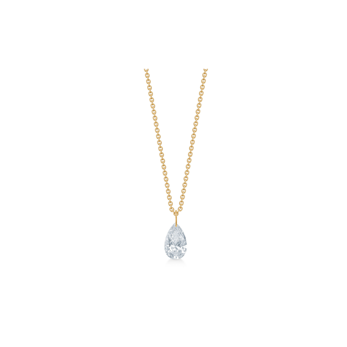 Sparkle Drop 1.0 Vedhæng 9K Guld