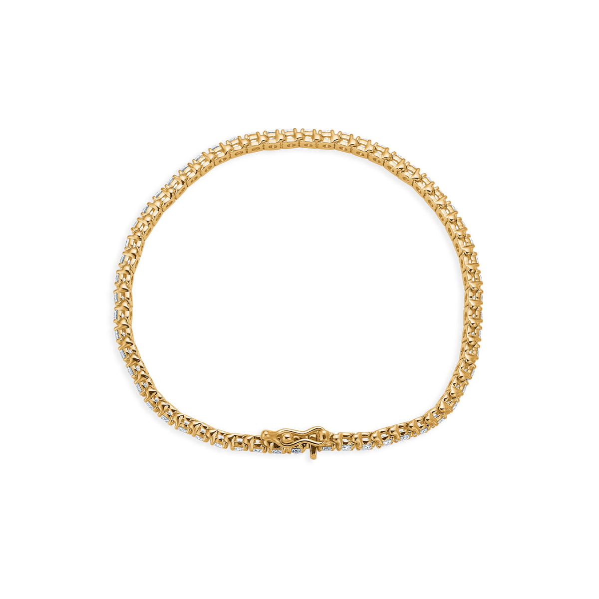 Tennisarmbånd 14K Guld 4.0ct