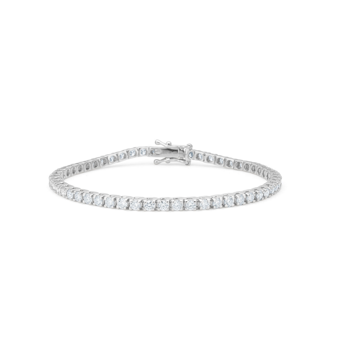 Tennisarmbånd 14K Hvidguld 3.0ct