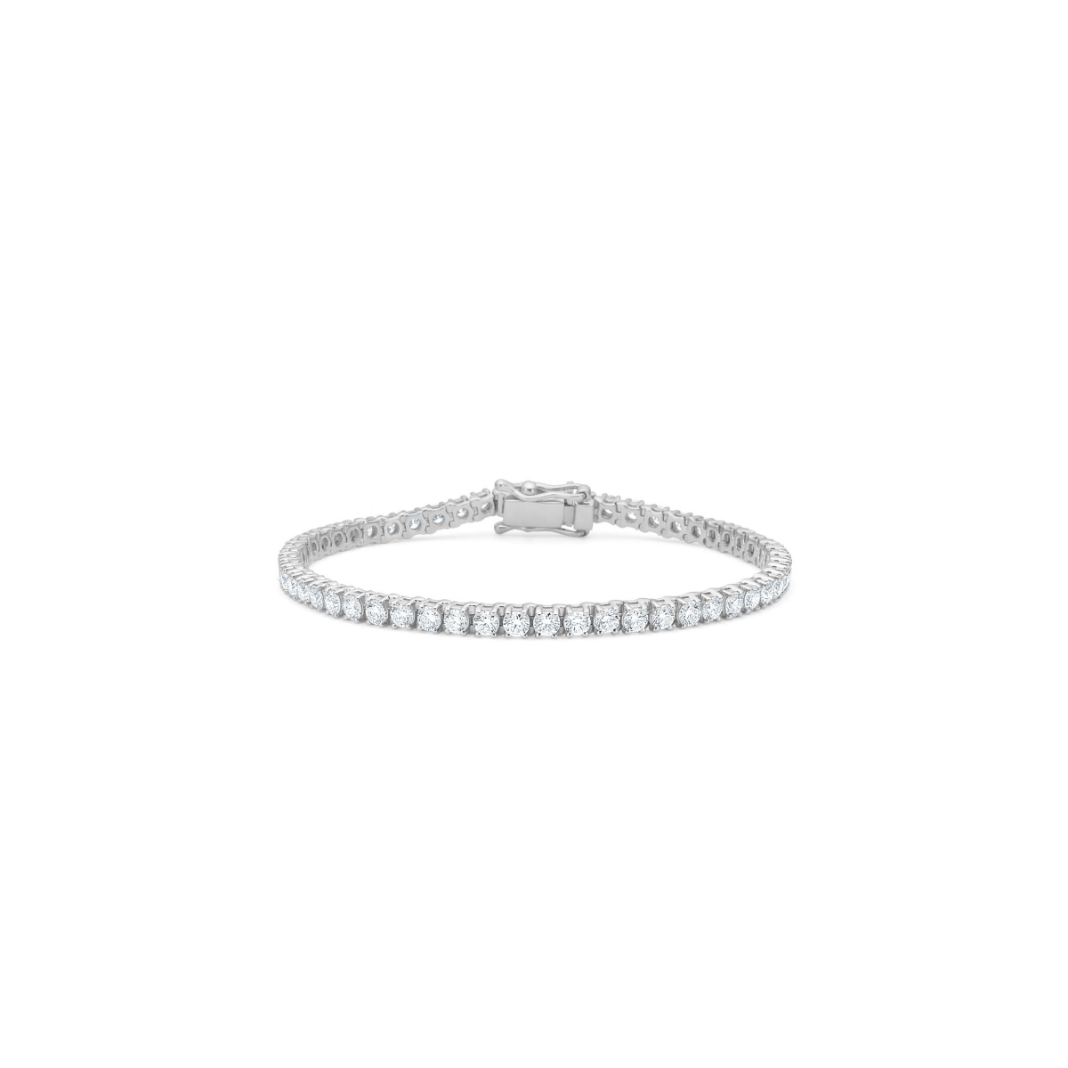 Tennisarmbånd 14K Hvidguld 3.0ct