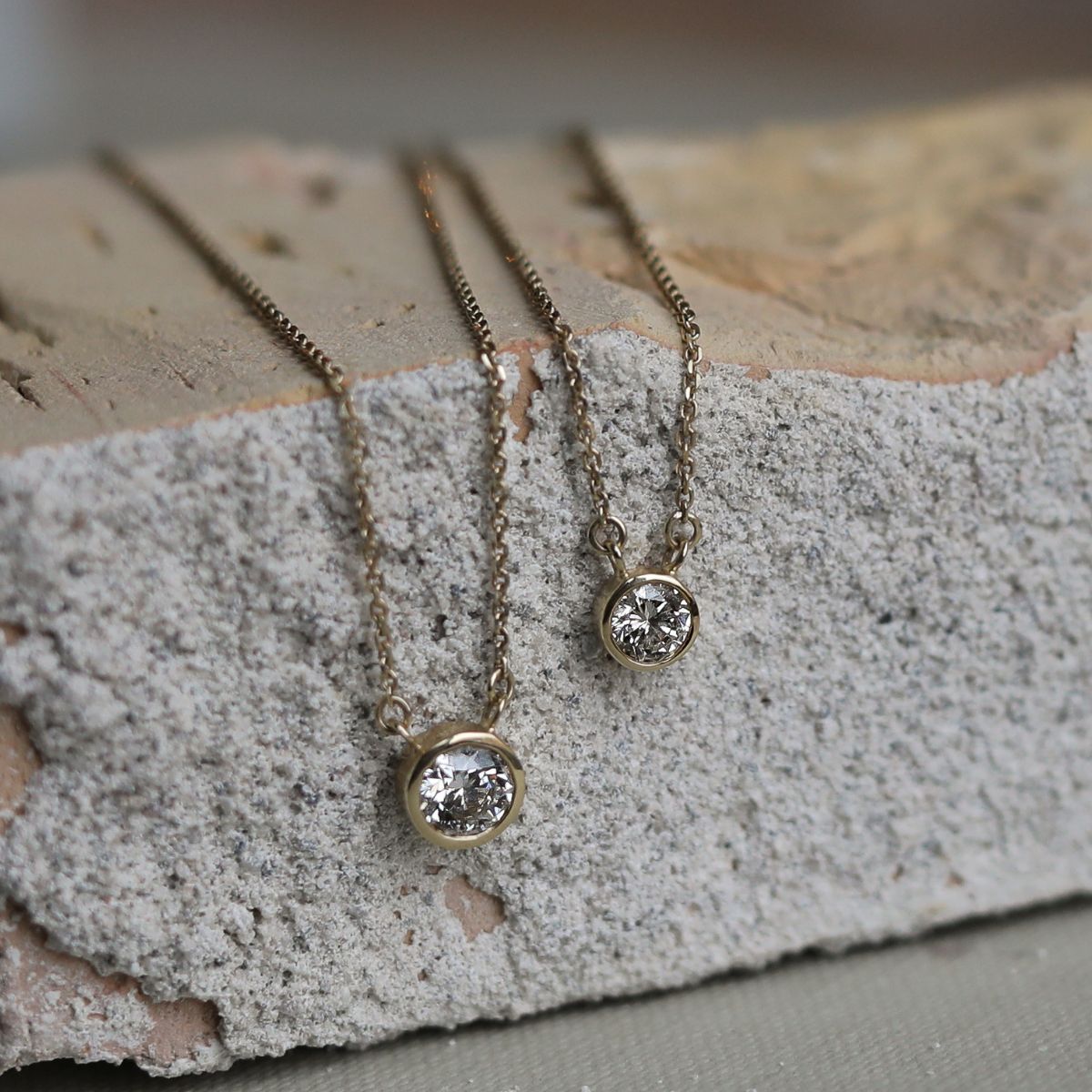 Isabel Vedhæng 0.6ct 9K Guld