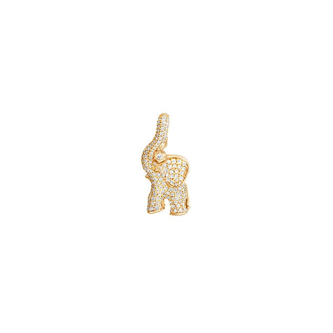 Se Sweet Drop Elephant Charm 18K Guld hos Dirks Jewellery