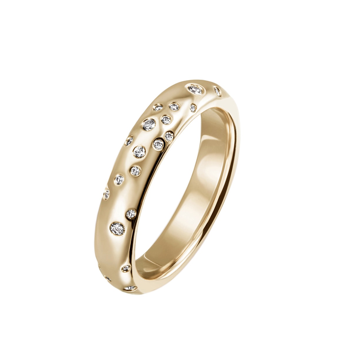 Stardust Large Ring 14K Guld