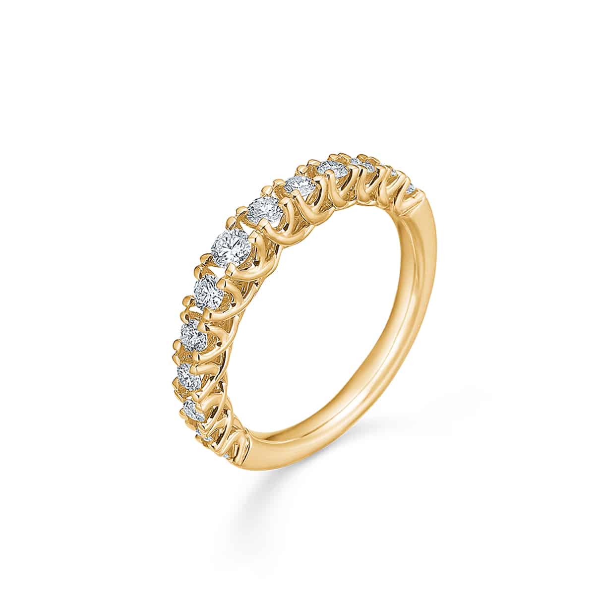 Se Crown Princess Ring 14K Guld hos Dirks Jewellery